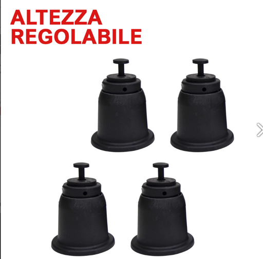 [pied réglable.] pie ajustable negro